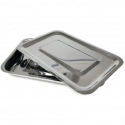 Лоток хирургический прямоугольный с кришкою - Фото 1